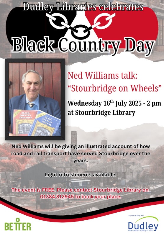 Stourbridge Library - Talk by Ned Williams: Stourbridge On Wheels
